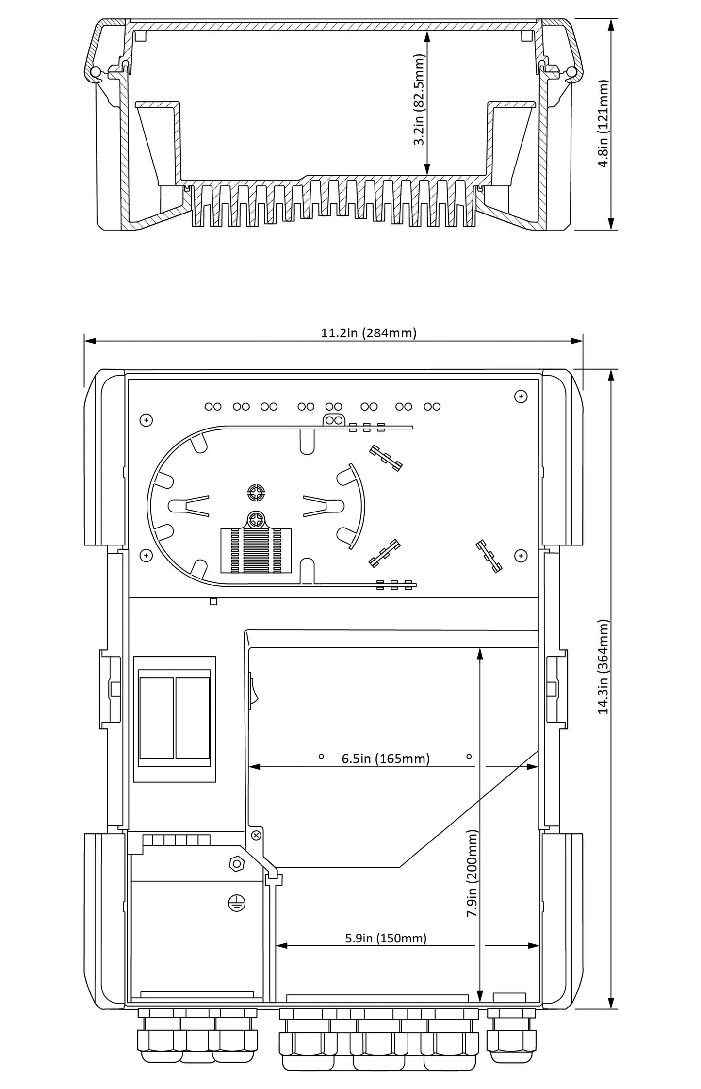 EASYPOEBOX2C - Indoor/Outdoor Enclosure with Integrated 2-Port 10/100/1000BASE-T PoE + 2-Port 10/100/1000BASE-T Managed Ethernet Switches etherwanshop