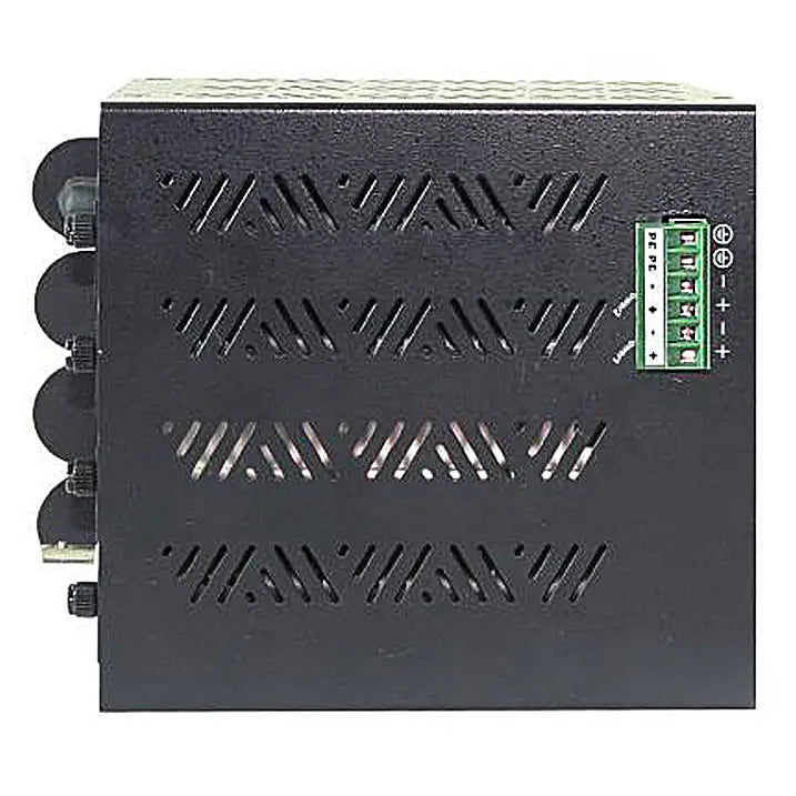 EMC400-EPWS - 4-Slot DIN-Rail Media Converter Chassis (Includes two HDR-30-12 Power Supplies in the Package) etherwanshop