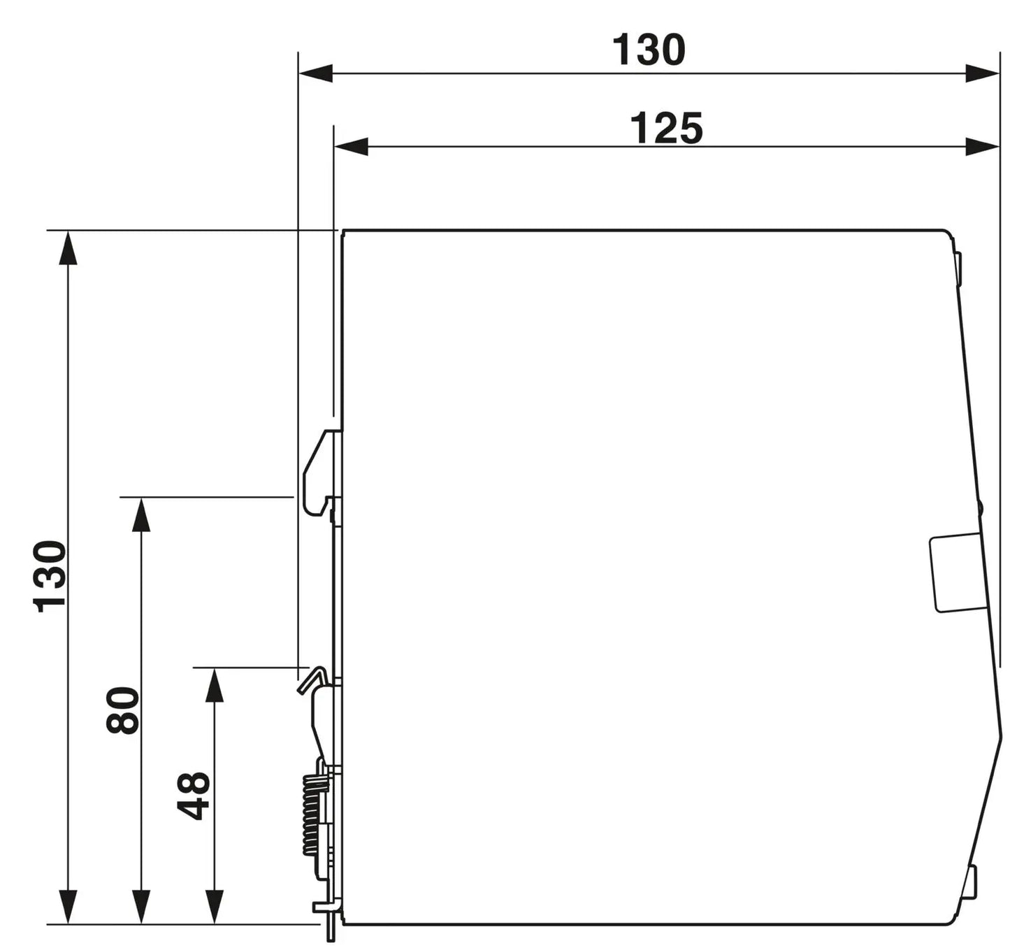 EPHX-48-240 : Industrial Power Supply : DIN-Rail 48V 240W 5A AC/DC etherwanshop