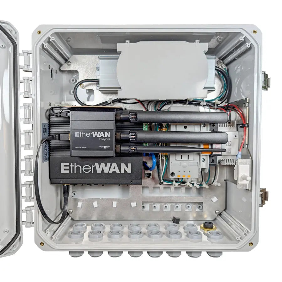 EASYPOE34E-PNC : Outdoor Ethernet Switch Enclosure PoE Integrated etherwanshop