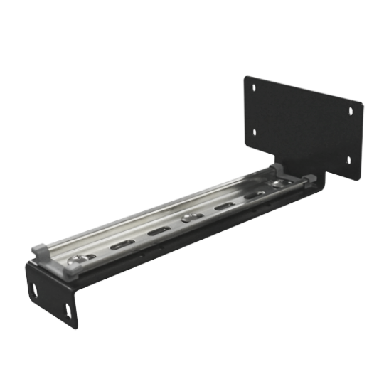 KR-BKZDIN-D - Z-Shaped Vertical Mounting Bracket with Removable DIN-Rail