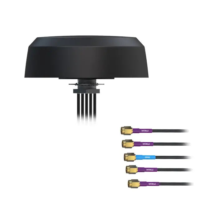 EtherWAN EASYCELL5G-ANT-RTG Industrial 5G MIMO Roof Mount Antenna GNSS - etherwanshop