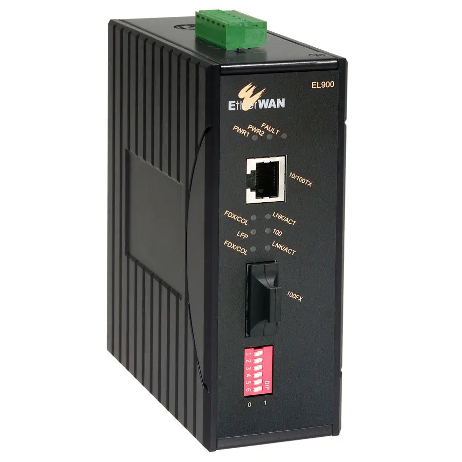 EL900-A-N-1-A : Fiber Media Converter (SC) : 20Km Industrial Hardened