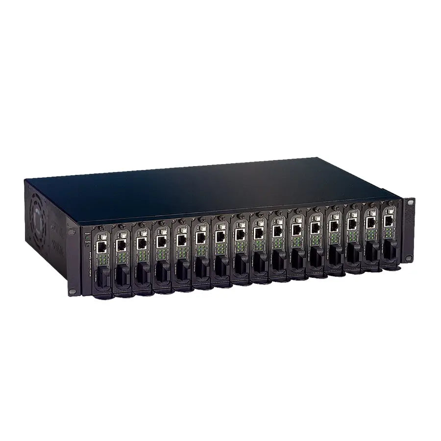 Mc Rack EMC1600 : Media Converter Rack : 16-Bay Chassis Mount – etherwanshop