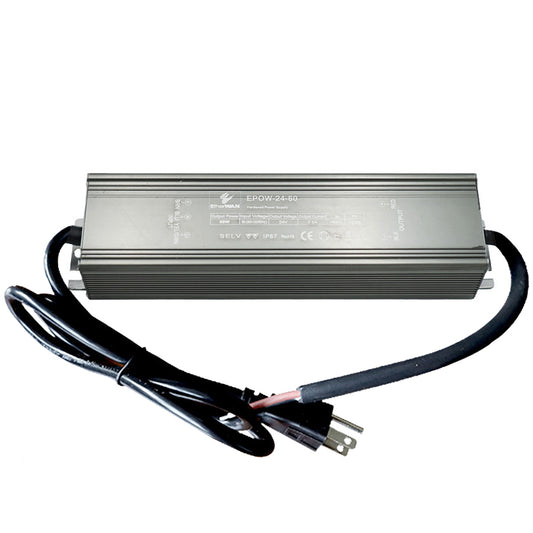 EPOW-24-60 - Hardened Power Supply 60W, 24VDC 100-277 VAC Input, NEMA-TS2 rated, 0-11.1A w/ Open Wire (US Plug) etherwanshop