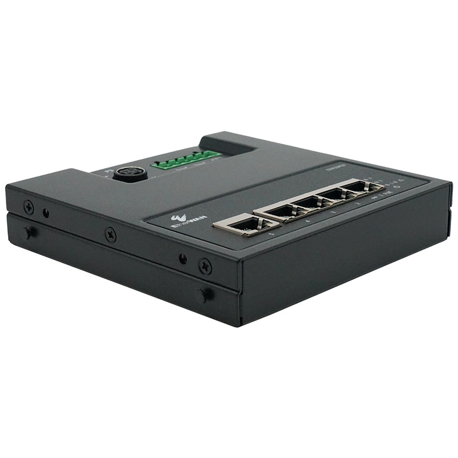EX41941F - Hardened Unmanaged 4-Port Gigabit PoE & 1-Port Gigabit RJ45 Ethernet Switch