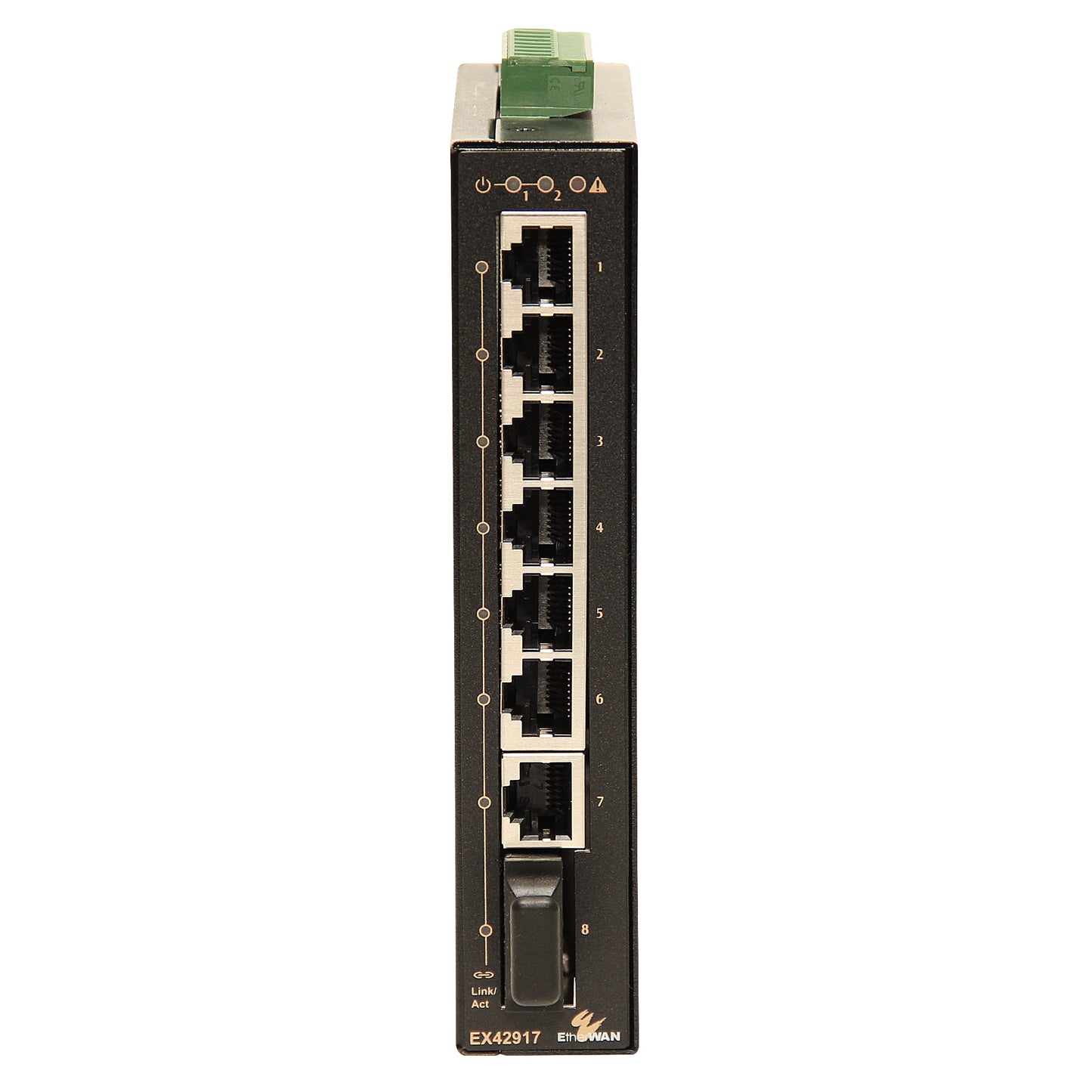EX42917-3 - Hardened Unmanaged Gigabit Ethernet Switch (7-port 10/100/1000BASE-T +1-port 1000BASE-SX (SC) - 550m