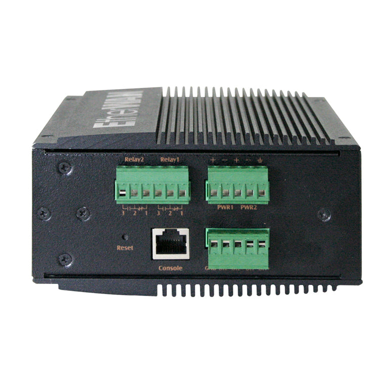 EX73924E-0VB - Hardened Managed 12-Port Gigabit Ethernet Switch (8-Port 10/100/1000BASE-T + 4 Dual-Rate Gigabit SFP Ports)