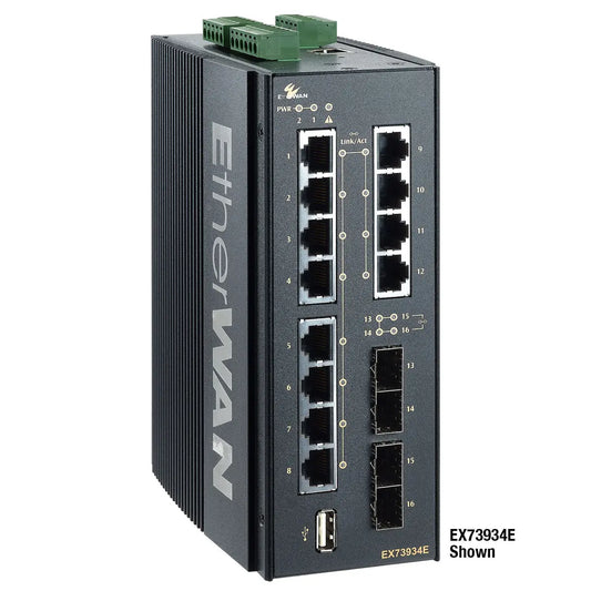 EX73922E-0VB : Industrial Ethernet Switch Managed Gigabit Hardened - etherwanshop
