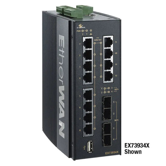 EX73922X-0VB : Industrial Ethernet Switch Managed Gigabit Hardened - etherwanshop