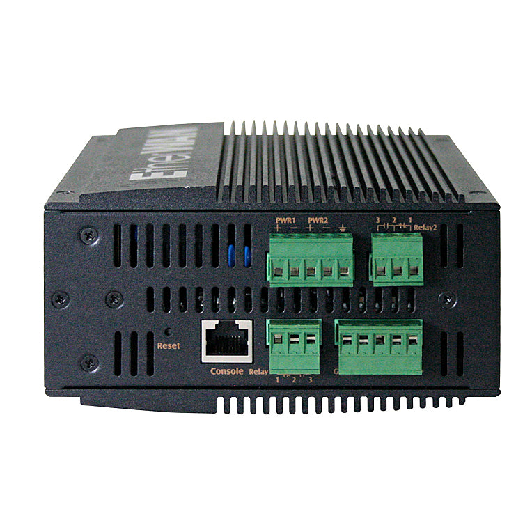 EX78924E-0VB - Hardened Managed 12-Port Gigabit PoE Ethernet Switch (8-Port Gigabit PoE and 4 Dual-Rate Gigabit SFP Ports)
