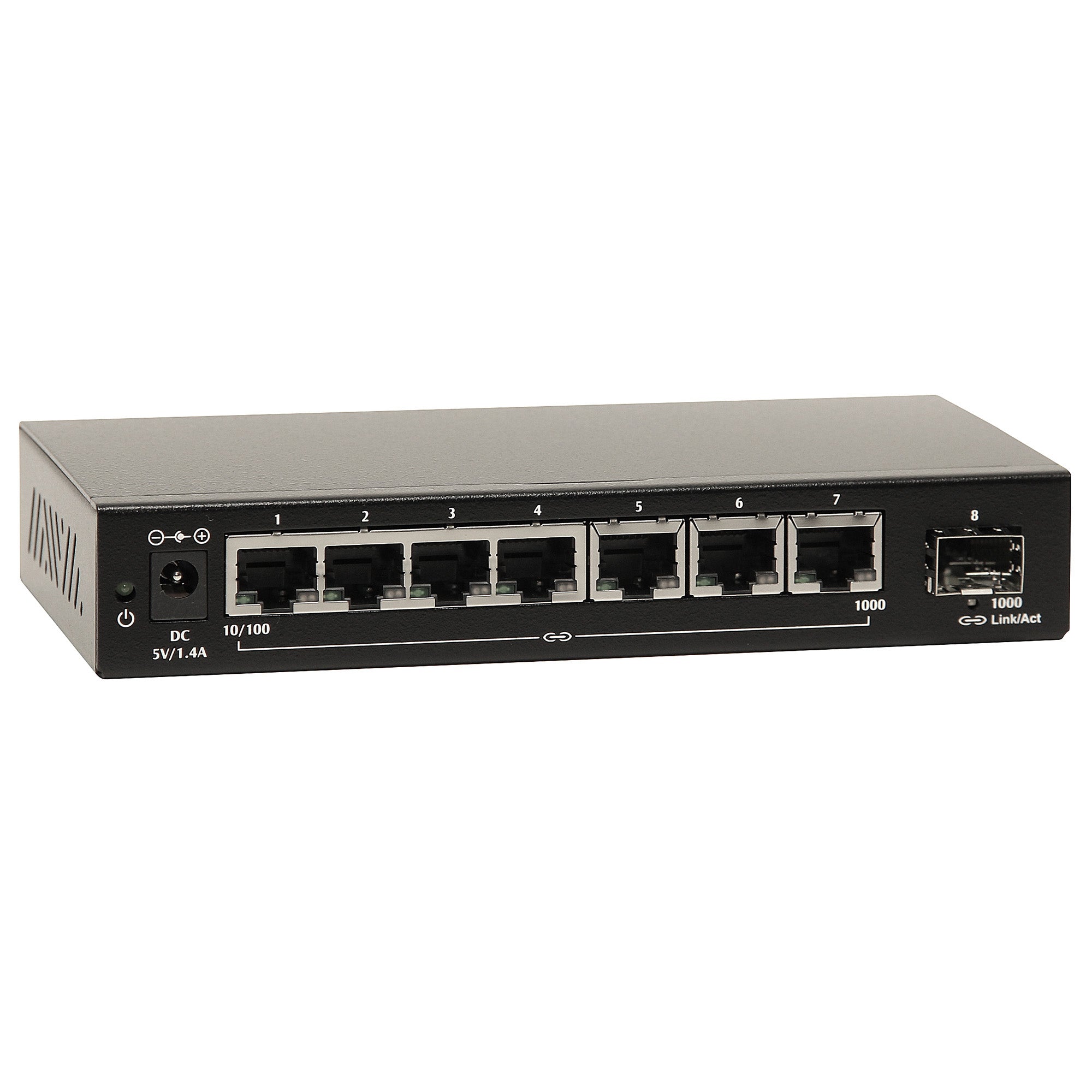 EX16917-V - Gigabit Ethernet Switch - 7-port 10/100/1000BASE-T + 1000S ...